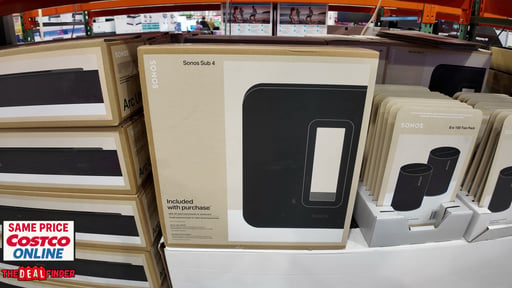 Sonos Sub (Gen 4) Wireless Subwoofer Black
