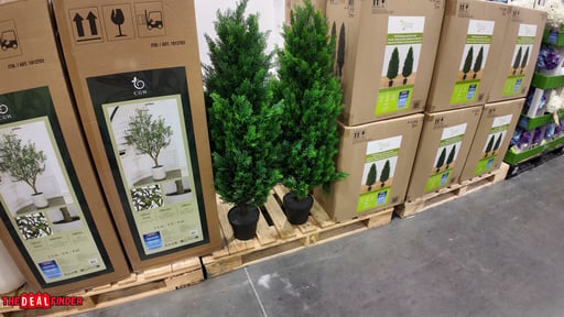 Nearly Natural Faux 4' Cedar Tree UV Resistant 2-Pack