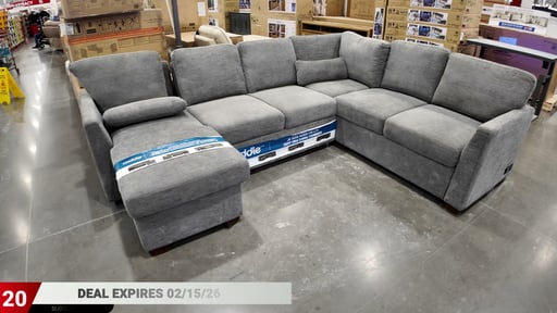 Aiden & Ivy Sereen 6-Piece Modular Fabric Sectional