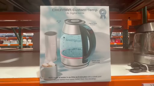 Chefman Kettle 1.8 Ltr with Tea Infuser