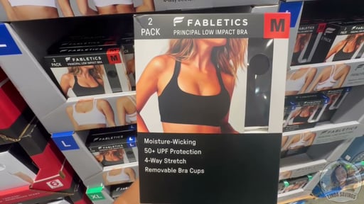 Fabletics Women's Sports Bra, 2-Pack