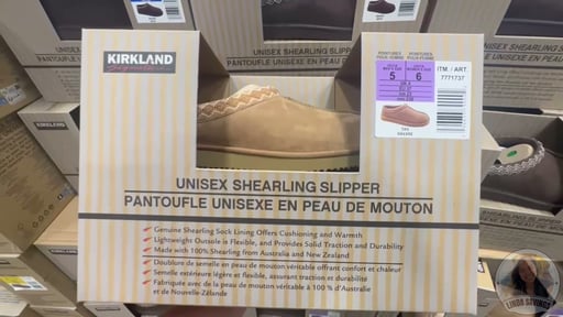 Kirkland Signature Unisex Shearling Slipper