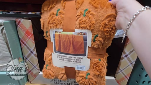 Halloween Embroidered Faux Fur 60" x 70" Throw