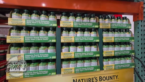 NATURE'S BOUNTY MAGNESIUM GLYCINATE 240MG 180CT