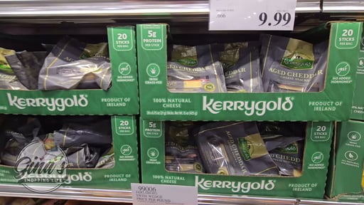 Kerrygold Aged Cheese Snacks 20/0.75oz (0.93 lbs)