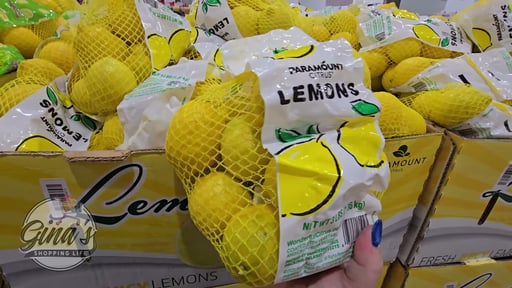 Lemons, 3 lbs