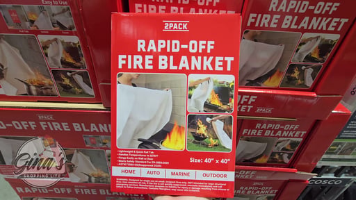RAPID-OFF Fire Blanket 2-Pack
