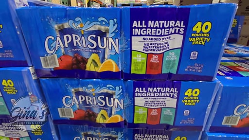 Capri Sun Flavored Juice Drink Blend, Variety Pack, 40/6 oz