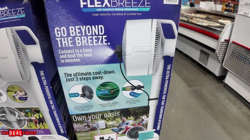 Shark FlexBreeze Cordless Fan with InstaCool Misting Attachment