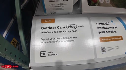 Ring Outdoor Cam Plus 2-Pack with Quick Release Battery Bundle