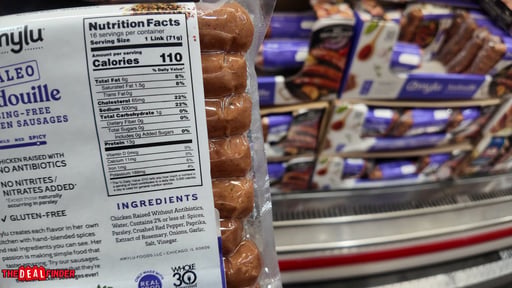 Amylu Antibiotic Free Paleo Andouille Sausage 40 oz (2.5 lbs)