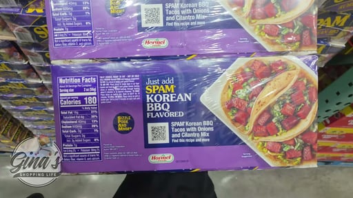 SPAM Korean BBQ Flavored Luncheon Meat