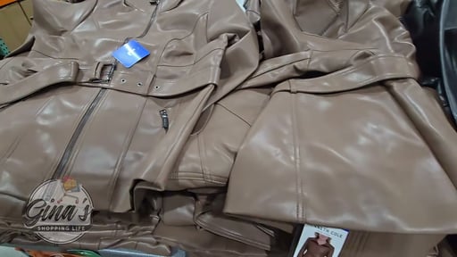 Kenneth Cole Women's Belted Faux Leather Jacket
