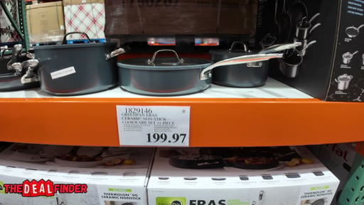 GreenPan Eras Ceramic Non-Stick Cookware Set, 11-Piece