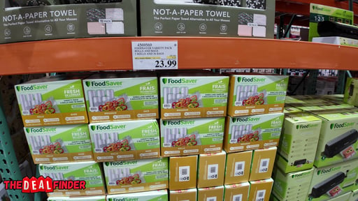 FoodSaver Variety Pack Rolls and Bags, 5 Rolls and 36 Bags