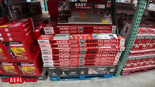 EasyOn Stainless Steel 36' Gutter Guard