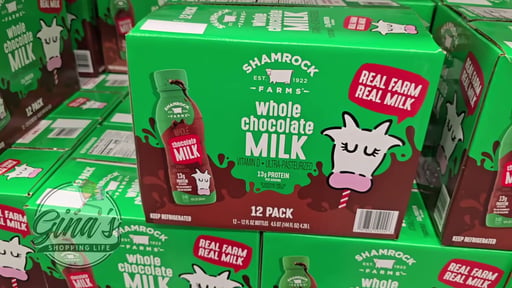 SHAMROCK FARMS CHOCOLATE MILK 12/12OZ