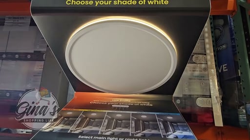 Feit Electric 15" Flush Mount Ceiling Fixture with EdgeLit Night Light