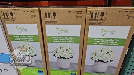 Nearly Natural Faux 35" Porch Hydrangea