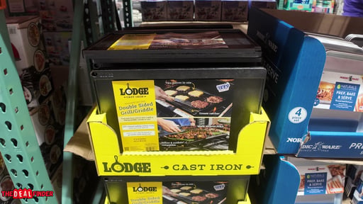 Lodge Seasoned Cast Iron Reversible Grill/Griddle