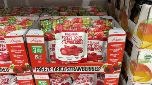 Volupta Premium Freeze Dried Strawberries, 5 oz