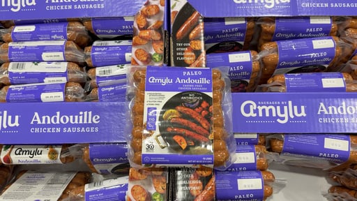 Amylu Antibiotic Free Paleo Andouille Sausage 40 oz (2.5 lbs)