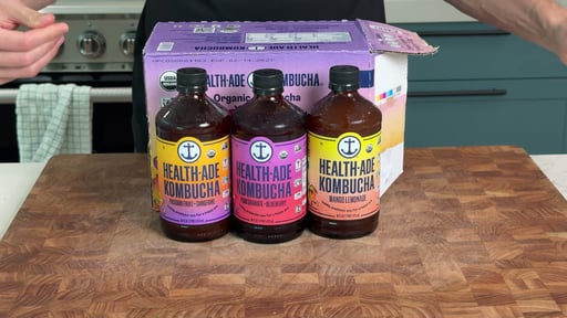Health-Ade Organic Fruity Fusion Kombucha Variety Pack, 6 x 16 fl oz