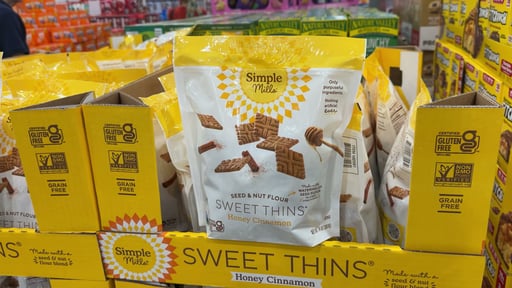 Simple Mills Honey Cinnamon Sweet Thins 14 oz