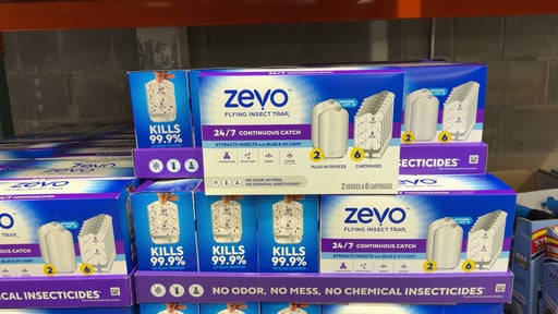 Zevo Flying Insect Trap 2 Devices / 6 Refills