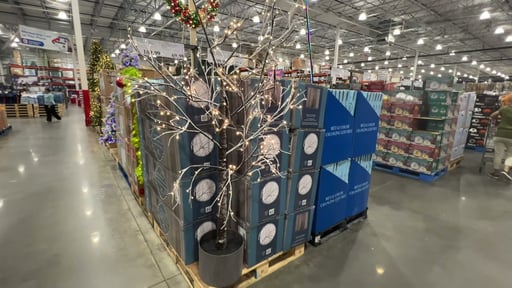 7' LED Potted Tree with Twinkle Lights