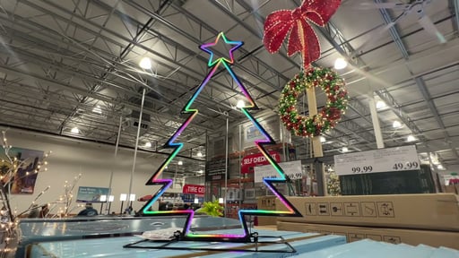 42" Faux Neon Tree with Color Changing LED Lights