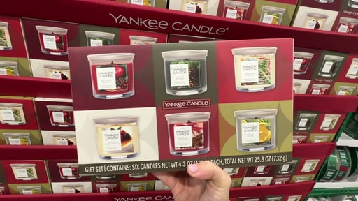 Yankee Candle Holiday Scented Candle Gift Set, 6-Pack, 25.8 oz