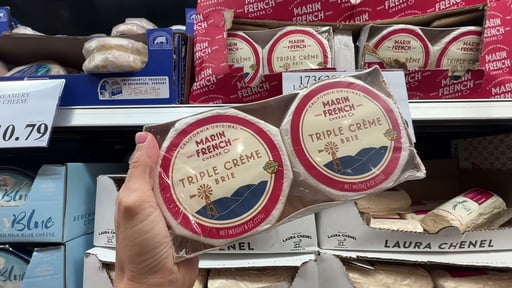Marin French Triple Crème Brie 2 Pack 8 Ounces Each