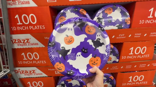 Pizazz 10" Halloween Plate 100 CT