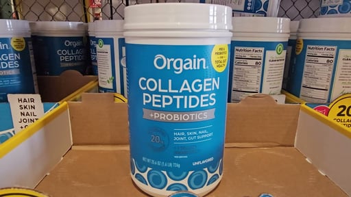 Orgain Collagen + Probiotics Unflavored, 25.6 oz