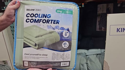 Below Zero Cooling King Comforter Down Alternative