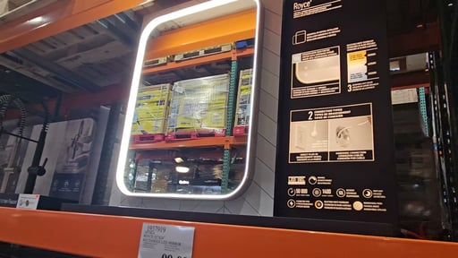 Artika Royce 32" x 24" Rectangle LED Mirror with Integrated Defogger