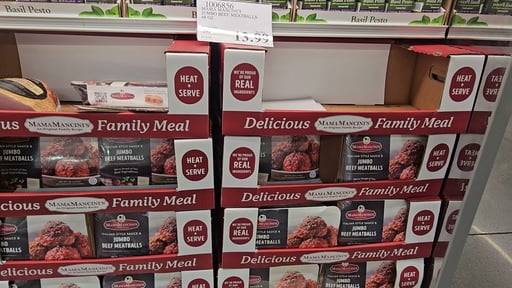 Mama Mancini's Jumbo Beef Meatballs