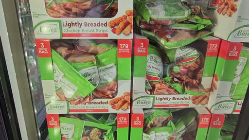 Just Bare Spicy Chicken Breast Strips 3 lb