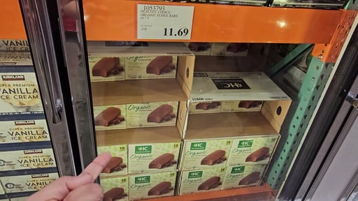Healthy Choice Organic Fudge Bars 18ct