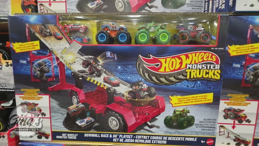 Mattel Hot Wheels Monster Truck Downhill Bundle