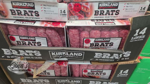 Kirkland Signature Bratwurst 56 Ounce Package