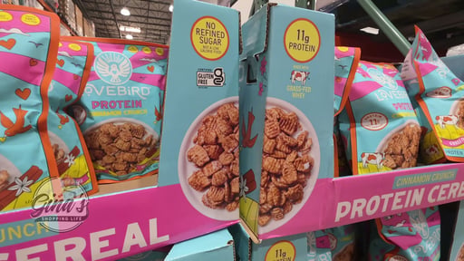 Lovebird Protein Cinnamon Crunch Cereal, 16 oz