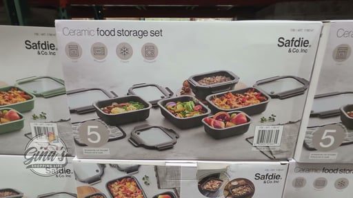 Safdie & Co 10-Piece Ceramic Food Storage Set