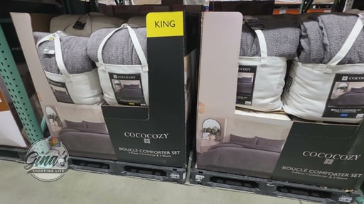 Cococozy Bouclé Comforter Set 3-Piece King