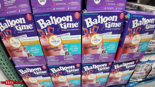 Balloon Time Jumbo Helium Tank Kit with HI-FLOAT Bundle