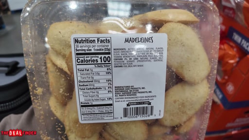 Superior Madeleines French Petite Cakes 30 oz (1.87 lbs)