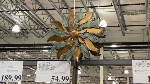 StyleCraft Two-Tone Metal Wind Spinner