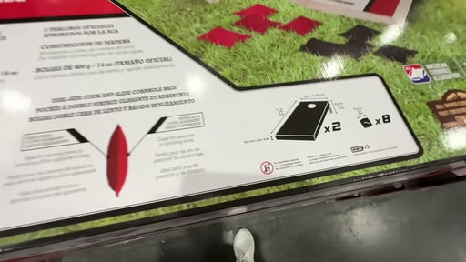 MD Sports Cornhole Set with LED Lights