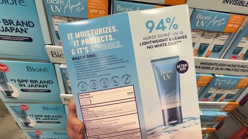 Bioré UV Aqua Rich Daily Hydrating Facial Moisturizer SPF 50